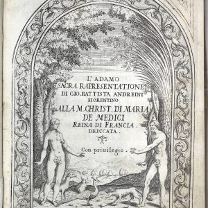 L'Adamo. Sacra rapresentatione