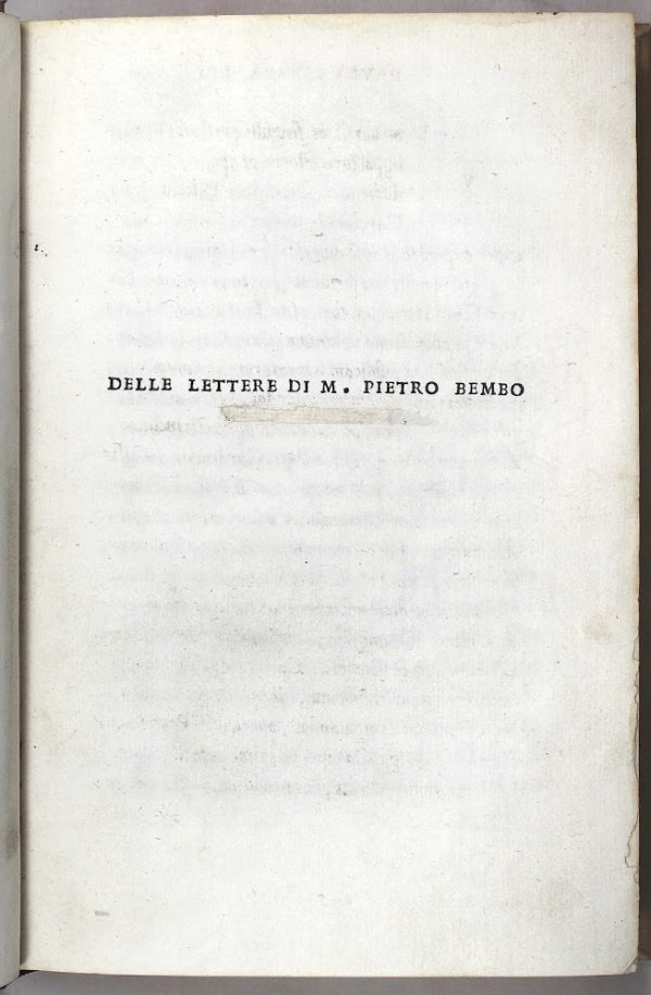 DELLE LETTERE DI M. PIETRO BEMBO - immagine 2