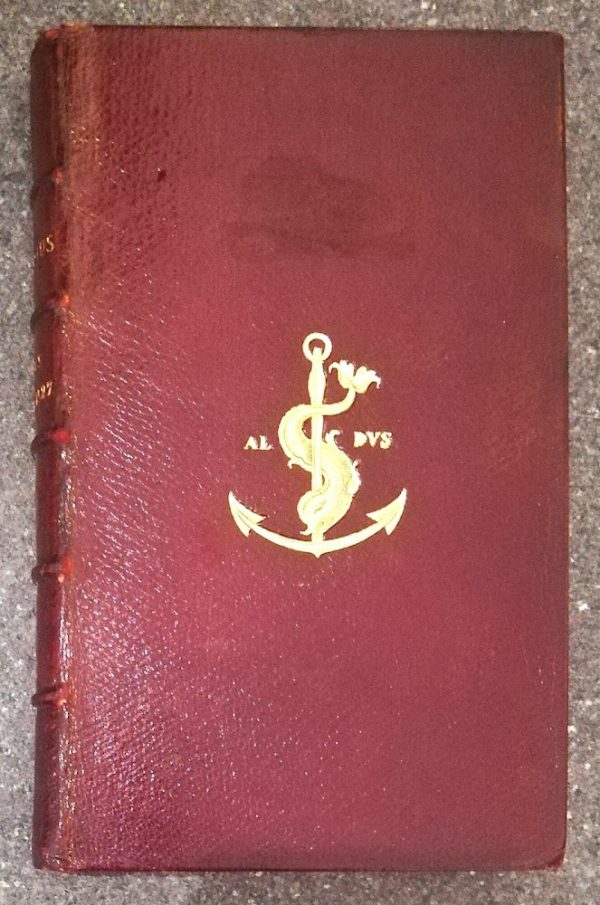 Q.HORATII FLACCI POEMATA OMNIA. CENTIMETRUM MARIJ SERVIJ. ANNOTATIONES ALDI MANUTIJ ROMANI IN HORATIUM. RATIO MENSUUM, QUIBUS ODE EIUSDEM POETAE TENENTUR EODEM ALDO AUTHORE. NICOLAI PEROTI LIBELLUS EIUSDEM ARGUMENTI. - immagine 2