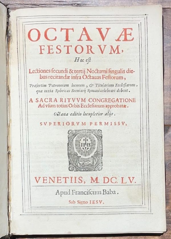 OCTAVARIUM ROMANUM NOVUUM - immagine 4