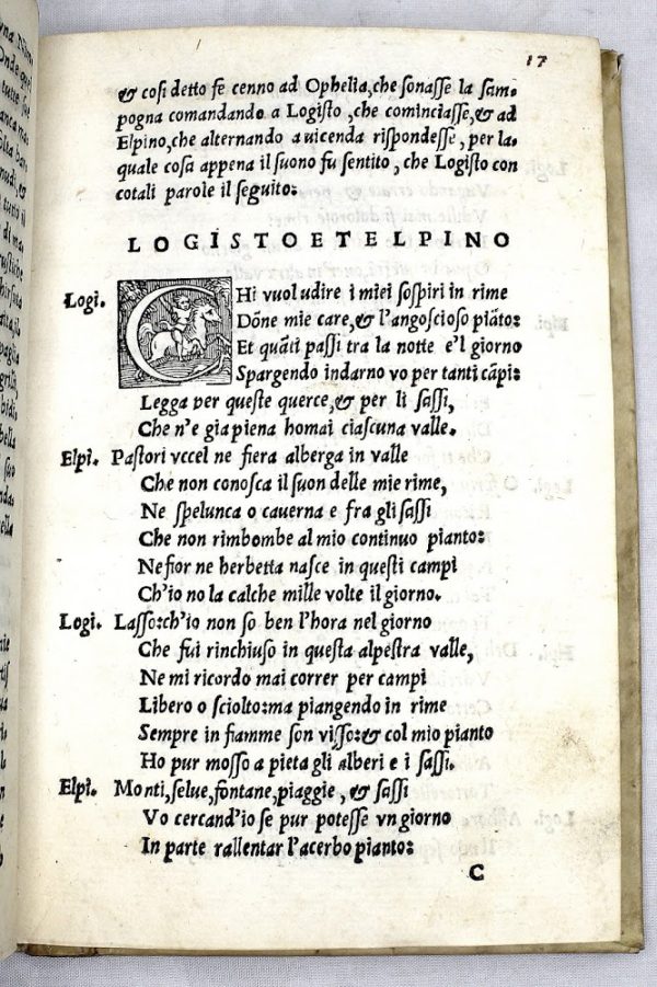 Arcadia di messer Giacopo Sannazaro nobile napolitano. Nuouamente con la gionta ristampata, et con somma diligenza corretta. - immagine 2