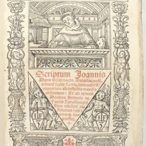 Scriptum ordinus minor super tertio Sententiarum [...] [Legato con:] Super quarto Sententiarum [...]